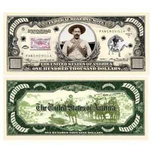 Pancho Villa Collectible Bill