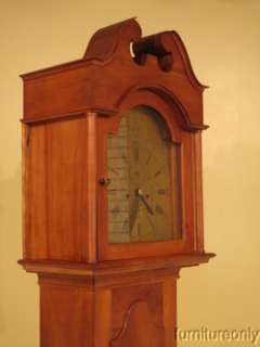 17765 Antique Elgin Cherry Grandfather Clock  