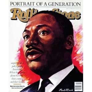 Martin Luther King (illustration) Paul Davis. 20.00 inches by 24.00 