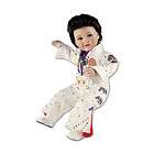 Marie Osmond Elvis Presley Eagle Jumpsuit LE Porcelain Doll COA 13