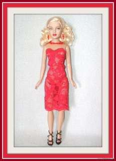   Lace Dress + Jewelry 4 TINY KITTY DOLL Custom Fashion Beautiful  