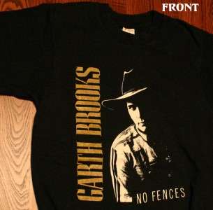 Vintage Garth Brooks No Fences Concert Tour T Shirt XL  