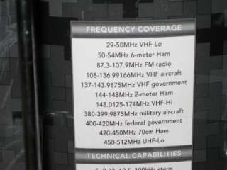   Pro 405 Desktop Scanner w/ FM radio Police Fire Air Ham Marine  