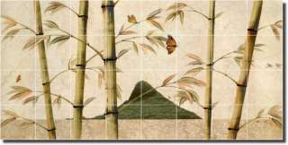 Deir Oriental Bamboo Art Decor Ceramic Tile Mural  