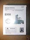 tusk service manual sm228t for model ex50 forklifts expedited shipping