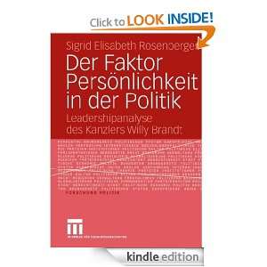   des Kanzlers Willy Brandt (Forschung Politik) (German Edition