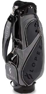 Nancy Lopez Golf Darden Cart Bag Ladies Womens Silver/Black Leather $ 