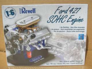 REVELL 1/6 SCALE FORD CAR MOTOR METAL BODY 427 SOHC ENGINE MODEL KIT 