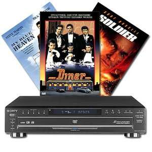  Sony DVP NC665P/B DVD Changer with 3 DVDs Electronics
