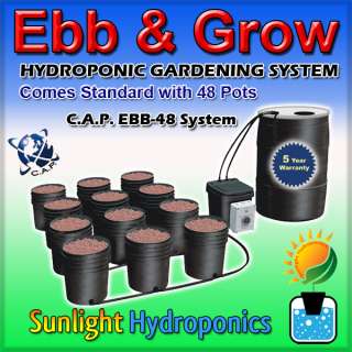   CAP EBB & GRO AND GROW FLOW 48 SITE HYDROPONIC SYSTEM THE 