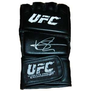  Thiago Silva Autographed UFC Glove Sports Collectibles