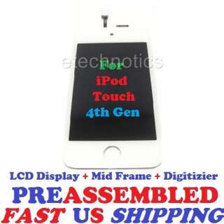   LCD Digitizer Glass Touch Screen Replacement for iPod Touch 4 4th Gen