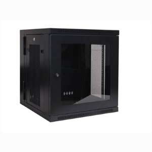   Rack Enclosure Cabinet With Plexiglass Front Door Insert Electronics