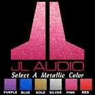 JL Audio 8 Metallic Glitter Auto Window Sticker Decals