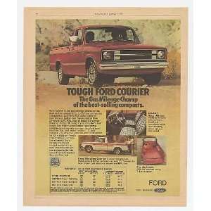  1980 Ford Courier Pickup Truck Print Ad (15188)
