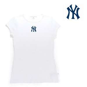  New York Yankees MLB Signature Tee Womens Top by 