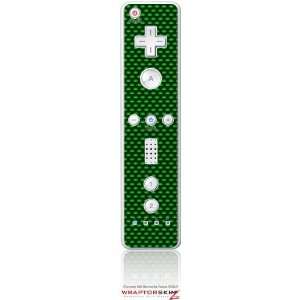  Wii Remote Controller Skin   Carbon Fiber Green by 