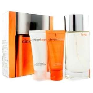 Clinique Happy Coffret Parfum Spray 100ml + Shampoo 40ml 