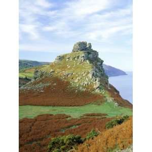 Castle Rock Overlooking Wringcliff Bay, Devon, England Photographic 