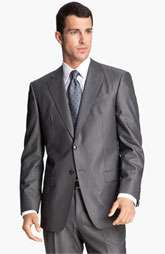 Armani Collezioni Executive Stripe Suit Was $2,195.00 Now $1,099 