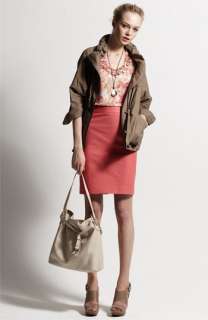 DKNY Short Anorak with Halogen® Sleeveless Blouse & Pencil Skirt 
