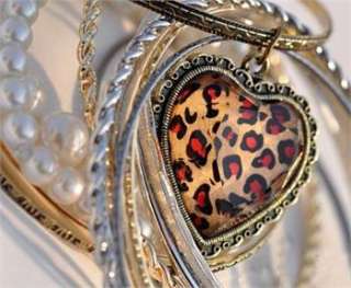 13 in1 Fashion Circle Leopard Pearl Bangle Bracelet k16 great gift 