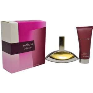 Calvin Klein Euphoria Gift Set for Women (Eau De Parfum Spray, Sensual 