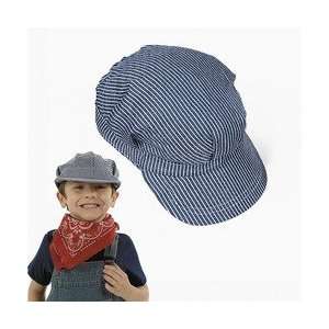  Childs Cotton Train Conductor Hats (1 dz) Toys & Games
