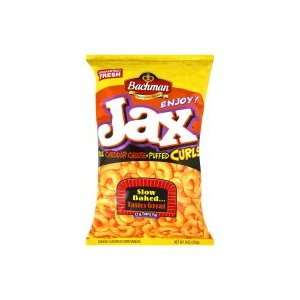  Bachman Jax Puffed Curls, Real Cheddar Cheese, 9 oz, (pack 