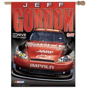  Jeff Gordon 24 NASCAR Outdoor Vertical House Flag Sports 