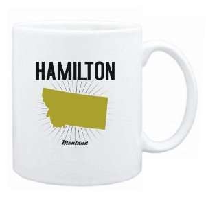   Hamilton Usa State   Star Light  Montana Mug Usa City