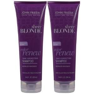 John Frieda Sheer Blonde Color Renew Tone, Restoring Shampoo, 8.45 oz 
