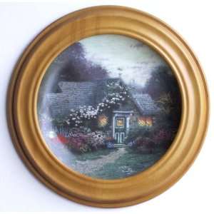   Collectible Plate   Weathervane Cottage with Van Hygan & Smythe Frame