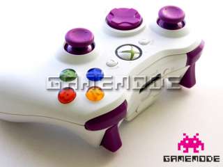 Xbox 360 Controller Purple Thumbsticks + MOD KIT  