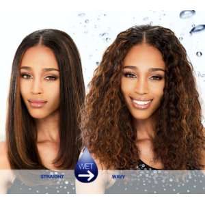   Indian Hair Wet&wavy 2 Style in 1 Natural Splash 10 Color#1 Beauty