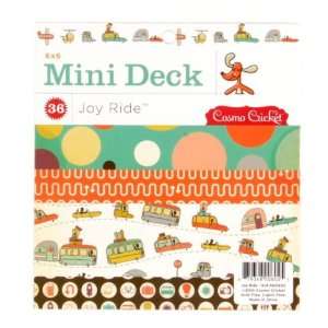  Cosmo Cricket Mini Deck Joy Ride Paper Pad 6 X 6 By The 