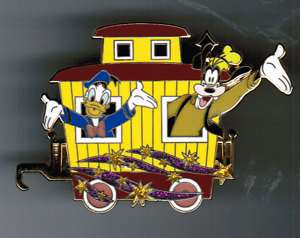 Disney Collectible Mystery TRAIN PIN Goofy Donald  