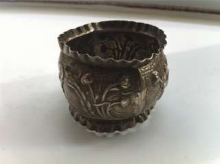 Antique Solid Silver Napkin Ring Birmingham 1906 p  