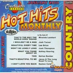  Chartbuster Karaoke CDG CB60456   Hot Hits Country January 