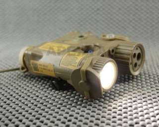 USMC & Navy Seal AN/ PEQ 16A Integrated Flashlight + Laser Module TAN 