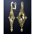 judith ripka 18k gold and canary drop earrings
