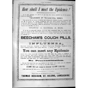   Advertisement Thomas Beechams Cough Pills Medicine