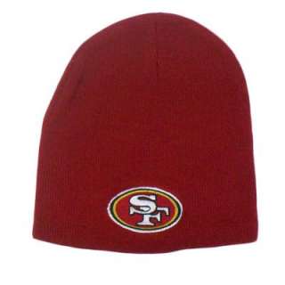 NFL San Francisco 49ers Cuffless Beanie Knit Toque Skully Hat Acrylic 