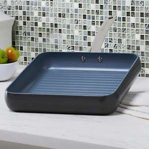   Hard Anodized by GreenPan 11 Gourmet Square Grill Pan Features