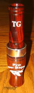 TIM GROUNDS PRO SUPER MAG GOOSE CALL COCOBOLO WOOD NEW 616337300111 