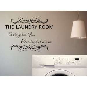 The Laundry Room Sorting Out Life One Load At A Time Vinyl Wall Decal 