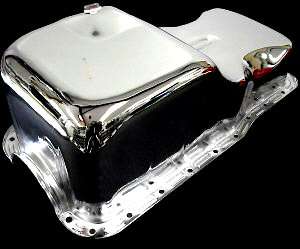 CHROME FORD 351 WINDSOR ENGINE OIL PAN MUSCLE CAR  