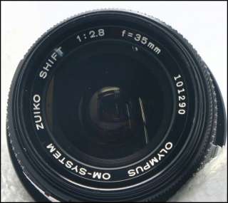 Item for auction  Olympus OM SYSTEM 35mm f/2.8 ZUIKO SHIFT Lens . It 