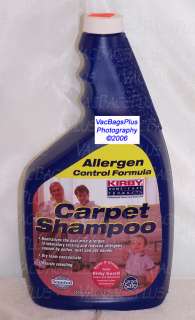 Kirby Carpet Shampoo Quart Allergen Control 252702  