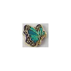   Butterfly Birthstone Floating Charm for Heart Lockets Jewelry